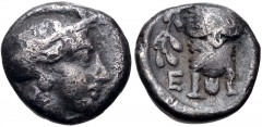 ATTICA, Athens. Circa 353-294 BC. AR Hemidrachm (11mm, 1.56 g, 9h). Helmeted head of Athena right, with profile eye / Owl standing facing between olive sprays. Kroll 19c–h; HGC 4, 1642. Fine, toned, s