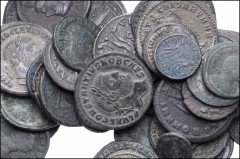ROMAN. Imperial. Lot of forty-three (43) mostly Æ denominations from the mid-3rd through mid-4th centuries AD. Includes: A good mix of emperors, types, and denominations, with a few issues from the la