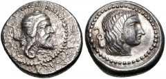 LYCIA, Xanthos (as Arñna). Circa 450-430/20 BC. AR Stater (19mm, 8.27 g, 8h). Head right, wearing satrapal headdress / Laureate head of Apollo right; diskeles to left; all in dotted circular border wi