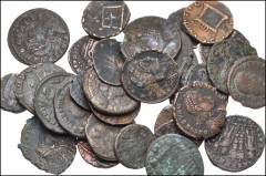 ROMAN. Imperial. Lot of one hundred-forty-eight (148) Æ denominations. Includes: Mostly Constantinian issues (including Roma commemoratives), but several later emperors, as well as antoniniani of Salo
