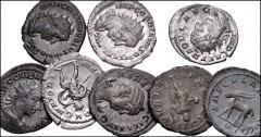 ROMAN. Imperial. Lot of eight (8) antoniniani. Includes: Gordian III. Felicitas // Philip I. Antelope // Philip III as Caesar. Philip standing // Trajan Decius. GEN ILLVRICI // Herennia Etruscilla. Fe