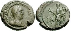EGYPT, Alexandria. Gordian I. 238 AD. BI Tetradrachm (11.16 gm). Dated RY 1 (238 AD). Estimate $1000 EGYPT, Alexandria. Gordian I. 238 AD. BI Tetradrachm (11.16 gm). Dated RY 1 (238 AD). Laureate, dra