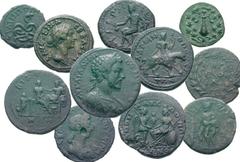 Collection of 52 Roman Provincial silver and bronze coins of Trajan to Commodus. AD 98-192. Various denominations. Includes the following: Moesia Inferior (2 Nikopolis ad Istrum); Thrace (1 Bizye; 2 H