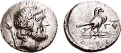 LYCIA, Oinoanda. After 188 BC. AR Didrachm (8.52 gm, 12h). Dated year 3 (186/5 BC?). Estimate $500 LYCIA, Oinoanda. After 188 BC. AR Didrachm (8.52 gm, 12h). Dated year 3 (186/5 BC?). Laureate head of