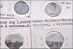 ROMAN. Imperial. Lot of seven (7) AR Denarii from Julia Domna to Julia Soaemias. Includes: various Imperial women. Fine to Near EF, some toned. LOT SOLD AS IS, NO RETURNS. Seven (7) coins in lot.