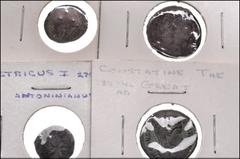 ROMAN. Republican-Imperial. Lot of eleven (11) AR and Æ. Includes: C. Licinius L.f. Macer. AR Denarius // Augustus. Æ Quadrans // Hadrian. AR Denarius // Antoninus Pius. AR Denarius // Marcus Aurelius