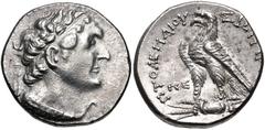 PTOLEMAIC KINGS of EGYPT. Ptolemy VI Philometor. First sole reign, 180-170 BC. AR Tetradrachm (25.5mm, 14.20 g, 12h). Uncertain mint in Cyprus(?). Dated year 85 (178/7 BC). Diademed head of Ptolemy I 