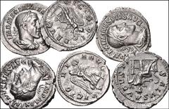 ROMAN. Imperial. Lot of twenty-three (23) AR Denarii of Maximinus I Thrax. All coins: A variety of types. A nice lot for the specialist or dealer. VF or better. LOT SOLD AS IS, NO RETURNS. Twenty-thre