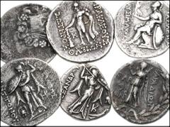 GREEK. Lot of six AR Tetradrachms. Lot includes the following: KINGS of MACEDON. Antigonos II Gonatas. AMNG III 3 // ISLANDS off THRACE, Thasos // KINGS of THRACE. Lysimachos // IONIA, Ephesos. Cistop
