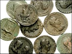 SYRIA, Seleucis & Pieria. Antioch. Lot of ten large Æ. Philip I (2) // Philip II (2) // Trajan Decius // Trebonianus Gallus (3) // Trebonianus Gallus & Volusian (2). Bust of Tyche or Tyche in shrine r