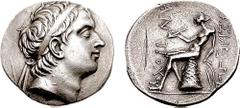 SELEUKID KINGS of SYRIA. Antiochos III. 223-187 BC. AR Tetradrachm (16.65 gm, 12h). "Sardes" mint. Series 3, circa 203-197 BC. Estimate $300 SELEUKID KINGS of SYRIA. Antiochos III. 223-187 BC. AR Tetr