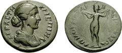 LYDIA, Silandus. Crispina, wife of Commodus. Augusta 178-182 AD. Æ 35mm (25.86 gm, 6h). Lucius, magistrate. Estimate $400 LYDIA, Silandus. Crispina, wife of Commodus. Augusta 178-182 AD. Æ 35mm (25.86