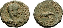 SAMARIA, Caesarea Maritima. Herennius Etruscus, as Caesar. 249-251 CE. Æ 28mm (16.03 gm, 1h). Estimate $300 SAMARIA, Caesarea Maritima. Herennius Etruscus, as Caesar. 249-251 CE. Æ 28mm (16.03 gm, 1h)
