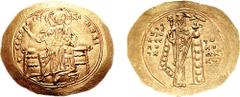 ALEXIUS I Comnenus. 1081-1118. AV Hyperpyron (4.39 gm, 6h). Constantinople mint. Post-reform coinage, struck 1092-1118. Estimate $300 ALEXIUS I Comnenus. 1081-1118. AV Hyperpyron (4.39 gm, 6h). Consta