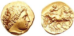 KINGS of MACEDON. Philip II. 359-336 BC. AV Stater (8.60 g, 11h). Teos mint. Struck circa 323-316 BC. Estimate $2000 KINGS of MACEDON. Philip II. 359-336 BC. AV Stater (8.60 g, 11h). Teos mint. Struck