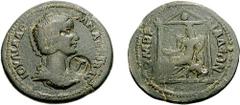 [Roman Provincial] PISIDIA, Timbriada. Julia Domna, wife of Septimius Severus, mother of Caracalla and Geta. Augusta, 193-217 AD. Æ 35mm (27.53 g, 6h). Estimate $300 [Roman Provincial] PISIDIA, Timbri