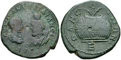 Roman Provincial MOESIA INFERIOR, Odessus. Gordian III. AD 238-244. Æ Pentassarion (26mm, 10.56 g, 12h). Laureate, draped, and cuirassed bust of Gordian III right vis-à-vis draped bust of Serapis left