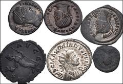 Large Lots ROMAN. Imperial. Lot of sixteen (16) 3rd-4th century coins. Includes: Gallienus. AD 253-268. Antoninianus (23mm, 3.11 g, 6h). Antioch mint. 9th emission, circa AD 262-264 // Gallienus. AD 2