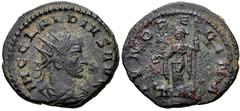 Roman Imperial Claudius II Gothicus. AD 268-270. Æ (20mm, 3.25 g, 12h). Antioch mint, 2nd officina. 1st emission, circa late AD 268-late AD 269. IM C CLAVDIVS AVG, radiate, draped, and cuirassed bust 