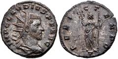 Roman Imperial Claudius II Gothicus. AD 268-270. Antoninianus (18mm, 3.37 g, 11h). Mediolanum (Milan) mint, 3rd officina. 1st emission, circa September AD 268-mid AD 269. Radiate, draped, and cuirasse
