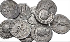 Large Lots ROMAN. Imperial. Lot of ten (10) 3rd century antoniniani. Includes: Gordian III (4 coins) // Philip I (2 coins) // Trebonianus Gallus (3 coins) // Gallienus. Average VF or better, mostly to