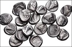 GREEK. Asia Minor. Lot of twenty (20) AR Tetrobols of Phaselis in Lycia. All coins: Circa 500-440 BC. AR Tetrobol. Prow of galley / Stern of galley. Fine to VF. LOT SOLD AS IS, NO RETURNS. Twenty (20)