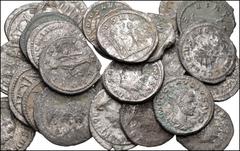 Large Lots ROMAN. Imperial. Lot of twenty-five (25) Antoniniani from Trebonianus Gallus to Claudius II Gothicus. Various types. Most appear to be eastern issues. Includes the following: Trebonianus Ga