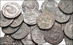Large Lots ROMAN. Imperial. Lot of twenty-five (25) Antoniniani. Includes: Valerian I (14) //Gallienus (5) // Saloninus, as Caesar (2) // Claudius II Gothicus // Maximianus (2) // Galerius, as Caesar.