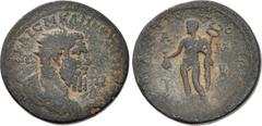 Roman Provincial CILICIA, Tarsus. Pupienus. AD 238. Æ (36mm, 25.27 g, 12h). Laureate, draped, and cuirassed bust right / Hermes standing left, holding purse and caduceus. SNG Levante –; SNG France –; 