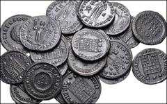 Large Lots ROMAN. Imperial. Lot of twenty (20) Æ Folles from Licinius I to Constantius II. Various types and mints. Includes the following: Licinius I (4) // Licinius II (2) // Constantine I (5) // Cr