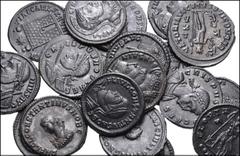 Large Lots ROMAN. Imperial. Lot of twenty (20) Æ Folles from Licinius I to Constantius II. Includes: Licinius I (6) // Licinius II (2) // Constantine I (6) // Crispus (2) // Constantine II (2) // Cons