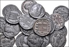 Large Lots ROMAN. Imperial. Lot of twenty (20) Æ Folles from Licinius I to Constantine I. A mix of 'camp-gate' and 'Jupiter' types. Various mints. Includes the following: Licinius I (9) // Licinius II