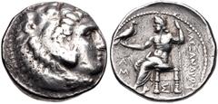Greek KINGS of MACEDON. Antigonos I Monophthalmos. As Strategos of Asia, 320-306/5 BC. AR Tetradrachm (26mm, 17.02 g, 12h). In the name and types of Alexander III. Sidon mint. Dated RY 1 of an uncerta