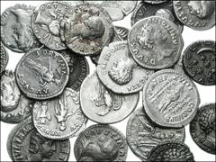 Lot of twenty-five Roman Imperial Denarii. Vespasian / Judaea // Same / Eagle on cippus // Nerva / Fortuna // Trajan / Felicitas // Same / Captive at base of trophy // Hadrian / Concordia // Same / Fe
