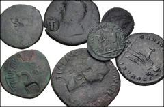 Large Lots MIXED. Roman Provincial to Early Medieval. Lot of nineteen (19) Æ denominations. Includes: Three issues from Nicaea in Bythinia (Septimius Severus // Geta, as Caesar [2 coins]) // Six provi