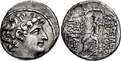 Greek SELEUKID EMPIRE. Antiochos XI Epiphanes Philadelphos. Circa 94/3 BC. AR Tetradrachm (26mm, 14.48 g, 12h). Antioch on the Orontes mint. Diademed head right within fillet border / BAΣIΛEΩ[Σ] ANTIO