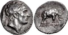 Greek SELEUKID EMPIRE. Antiochos III 'the Great'. 222-187 BC. AR Tetradrachm (27mm, 16.85 g, 12h). Uncertain mint 56, probably in western Asia Minor (Sardes?). Struck circa 223-211 BC. Diademed head r