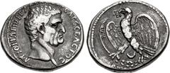 Roman Provincial SELEUCIS and PIERIA, Antioch. Galba. AD 68-69. AR Tetradrachm (27mm, 15.05 g, 12h). Dated RY 2 (AD 68/9). AYTOKPATωP ΓAΛB[AC KAI]CAP CЄBACTOC, bare head right / ЄT[OYC B] (date), eagl