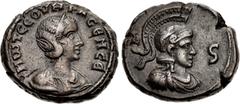Roman Provincial EGYPT, Alexandria. Otacilia Severa. Augusta, AD 244-249. Potin Tetradrachm (23.5mm, 11.76 g, 11h). Dated RY 6 of Philip I (AD 248/9). M ωT CЄOVHPA CЄ M CЄ, draped bust right, wearing 