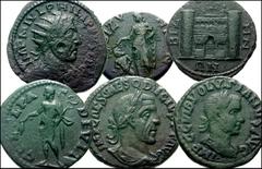 Roman Imperial Collection of western Provincial bronze coins of Philip I and Family. Æ. Issues of Philip I, Otacilia Severa, and Philip II from Dacia to Macedon. Fifty-one (51) coins in lot. Coins Fin