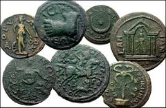Roman Imperial Collection of eastern Provincial bronze coins of Severus Alexander to Trebonianus Gallus and Their Families. Æ. Mostly issues of Gordian III, Philip I, Otacilia Severa, and Philip II fr