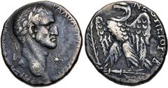 Roman Provincial SELEUCIS and PIERIA, Antioch. Galba. AD 68-69. AR Tetradrachm (23mm, 14.47 g, 12h). Dated "New Holy Year" 2 (AD 68/9). Laureate head right; star before / Eagle standing left on thunde