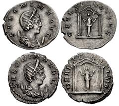 Valerianic Dynasty – Colonia Agrippinensis (Cologne) mint Lot of two (2) coins. 309a Salonina. Augusta, AD 254-268. Antoninianus (23.5mm, 2.90 g, 7h). Colonia Agrippinensis (Cologne) mint. Struck AD 2