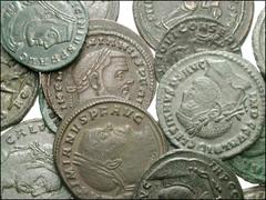 ROMAN. Imperial. Lot of twenty Tetrarchic Æ Folles. Diocletian / Genius (5, 4 are Thessalonica mint) // Maximianus I / Genius (2) // Same / Moneta standing // Same / Carthage standing (3, 2 are obv an