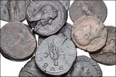 Large Lots ROMAN. Imperial. Lot of twelve (12) Æ Sestertii. Includes: The following emperors and empresses: Marcus Aurelius (1) // Didius Julianus (1) // Julia Domna (1) // Severus Alexander (3) // Ma