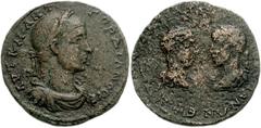 CILICIA, Augusta(?). Gordian III. AD 238-244. Æ 31mm (14.03 g). AVT K M ANT ΓOΡΔIANO C CE, laureate, draped and cuirassed bust right / ET...TANΩN, laureate and draped busts of Balbinus and Pupienus vi