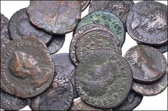 Large Lots ROMAN. Imperial. Lot of twenty (20) bronze issues. Includes: Augustus // Tiberius // Agrippa // Nero // Domitian (2) // Trajan // Hadrian (2) // Antoninus Pius (2) // Marcus Aurelius (2) //