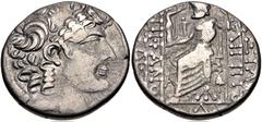 Selections from the Michel Prieur Collection SELEUCIS and PIERIA, Antioch. Augustus. 27 BC-AD 14. AR Tetradrachm (26mm, 14.52 g, 12h). In the name and types of the Seleucid king Philip I Philadelphus.