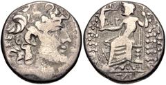 Selections from the Michel Prieur Collection SELEUCIS and PIERIA, Antioch. Augustus. 27 BC-AD 14. AR Tetradrachm (24.5mm, 14.45 g, 1h). In the name and types of the Seleucid king Philip I Philadelphus