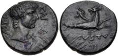 Roman Provincial MYSIA, Parium. Galba. AD 68-69. Æ (22mm, 8.61 g, 12h). Bare head right; star to right / Capricorn right, cornucopia over shoulder. RPC I 2267; SNG BN –; BMC –; SNG Fitzwilliam 4202. D